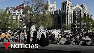 Pese a los arrestos a nivel nacional se multiplican protestas universitarias | Noticias Telemundo