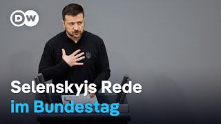 Selenskyj spricht bei Ukraine-Wiederaufbaukonferenz im Bundestag | DW Nachrichten