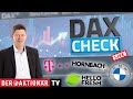 DAX-Check LIVE: BMW, Telekom, Fresenius, HelloFresh, Hornbach Holding, Munich Re, Nordex im Fokus