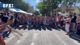 Mujeres honran la tradición de la tortilla con carrera de 5 km en México