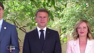Au G7, Emmanuel Macron tente de rassurer ses partenaires - Reportage #cdanslair du 14.06.2024