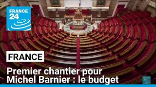 Premier chantier pour Michel Barnier après trois jours à Matignon : le budget • FRANCE 24