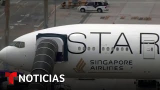 Pasajeros de Singapur Airlines cuentan el calvario que vivieron por las fuertes turbulencias