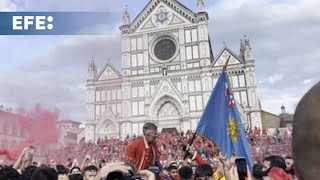 &#39;Calcio Storico&#39;, el orgullo de Florencia a base de sangre, sudor y goles