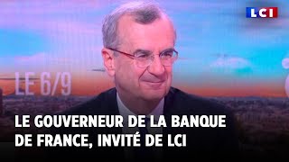 NOIR &quot;On va échapper au scénario noir de la récession&quot;, assure le gouverneur de la Banque de France