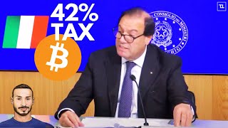 BITCOIN BITCOIN TASSATO AL 42% !?