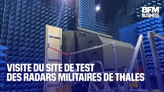 THALES Visite du site de test des radars militaires de Thales
