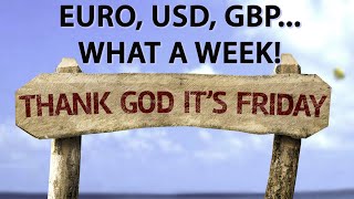 USD/GBP Semaine mouvementée pour l'EUR, l'USD et la GBP