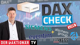 LANXESS AG DAX-Check: Alzchem, CTS Eventim, Lanxess, Munich Re, Rheinmetall, Siemens, Zalando