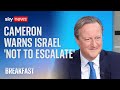 LORD RESOURCES LIMITED - Foreign Secretary Lord Cameron warns Israel against 'escalation' over Iran