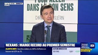 NEXANS Christopher Guérin (Nexans) : Nexans, marge record au premier semestre