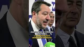 S&U PLC [CBOE] #SALVINI A GAMBA TESA SU TAVARES: &quot;AUTO IN CRISI? ANCHE COLPA SUA&quot; #news #shorts