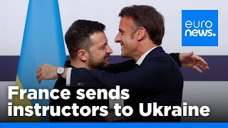 Request to send French instructors to train Ukrainian soldiers is legitimate, Macron says