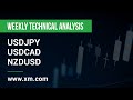 Weekly Technical Analysis: 10/07/2023 - USDJPY, USDCAD, NZDUSD
