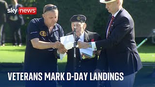 Veterans arrive in France for D-Day landing anniversary events
