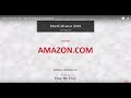 Idée de trading : vente d'AMAZON.COM