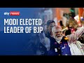 Watch live: India PM Narendra Modi is elected leader of Bharatiya Janata Party (BJP)
