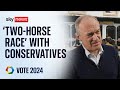 'Two-horse race' between Conservatives and Lib Dems says Sir Ed Davey