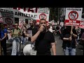Protesting Greeks show their anger at unemployment and low wages