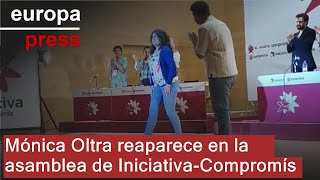 Mónica Oltra reaparece en la asamblea de Iniciativa-Compromís