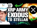 XRP ARMY Moves to Stellar!? XLM Army Rises! Will You Cross Over?
