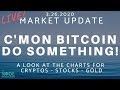 Bitcoin Ready to Make it's Next Move - Live Market Update - 3.26.2020