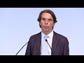 Aznar pide un nuevo "¡Basta ya!" contra el pacto de Sánchez con Puigdemont