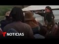 Migrantes y activistas denuncian operativo violento sobre los techos del tren 'La Bestia' en México