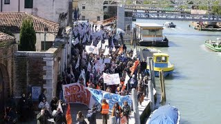 Italie :  les habitants de Venise en colère contre un droit d&#39;entrée pour les touristes
