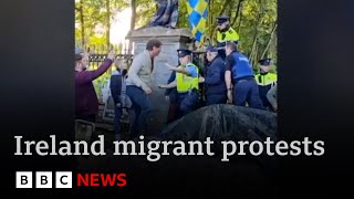 MASS Ireland toughens response to mass migration as communities voice concerns | BBC News