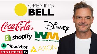 WASTE MANAGEMENT INC. Opening Bell: Shopify, Coca-Cola, Waste Management, Disney, TripAdvisor, Axon Enterprise