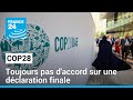 COP28: Les négociations achoppent sur la question de la sortie des énergies fossiles • FRANCE 24