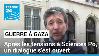 Les étudiants contre la guerre à Gaza : un dialogue s&#39;est ouvert à Sciences Po Paris