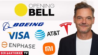 WASTE MANAGEMENT INC. Opening Bell: Boeing, Tesla, Xiaomi, Visa, Enphase Energy, AT&amp;T, Waste Management