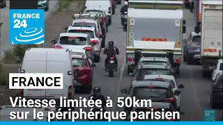 France : vitesse limitée à 50km/h sur le périphérique parisien dès le 1er octobre • FRANCE 24