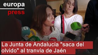 Rocío Díaz atribuye a la Junta el &quot;haber sacado del olvido&quot; al tranvía de Jaén