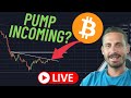 🚨PUMP COMING FOR BITCOIN OR HUGE REJECTION? (Live Analysis)