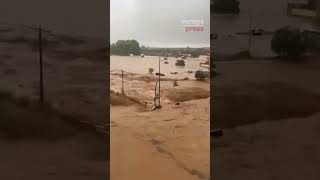 La DANA descarga más de 300 litros por metro cuadrado en el municipio valenciano de Utiel