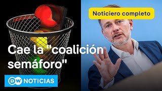 🔴 DW Noticias 6 noviembre:  Canciller alemán despide al líder de los liberales [Noticiero completo]