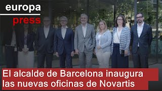 NOVARTIS N El alcalde de Barcelona inaugura las nuevas oficinas de Novartis