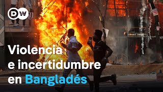 Muertos en protestas antigubernamentales en Bangladés