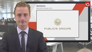 OMNICOM GROUP INC. Bourse - Action Publicis, entrainé par Omnicom - IG 18.07.2018
