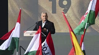 Ungheria, comizio di Orbán per la festa nazionale: &quot;Bruxelles vuole rovesciare il mio governo&quot;