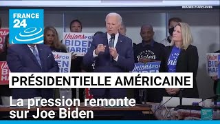 JOE Etats-Unis : la pression remonte sur Joe Biden, alimentée par son parti et Hollywood • FRANCE 24