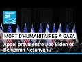 Appel prévu entre Joe Biden et Benjamin Netanyahu, trois jours après la mort d'humanitaires à Gaza