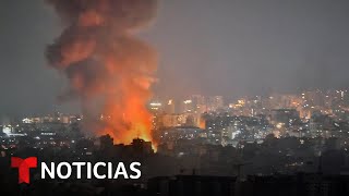 Las fuerzas israelíes golpean una vez más el sur de Beirut | Noticias Telemundo