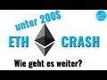 ETH Crash: Was ist los bei Ethereum? ICOs die Auslöser der Krise?