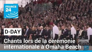 Chants et lectures lors de la cérémonie internationale des commémorations du D-Day • FRANCE 24