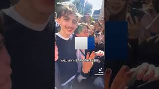 Timothee Chalamet crashes lookalike event