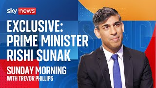Rishi Sunak questioned on general election, defence spending and Rwanda scheme by Trevor Phillips